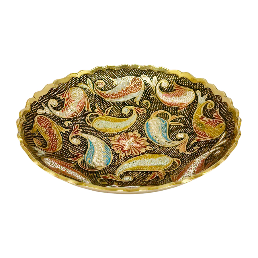 Конфетница с эмалью Этника Шик 8419445 темная/цветная эмаль Конфетница с эмалью Этника Шик 8419445 темная/цветная эмаль 8419445 темная/цветная эмаль