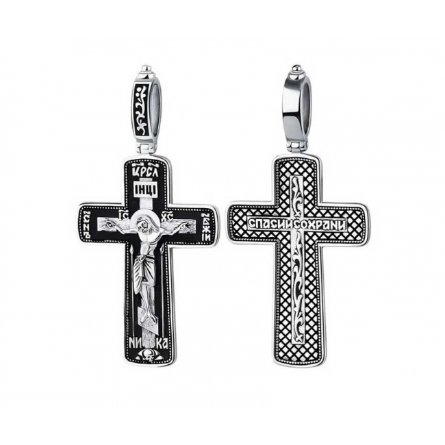 Крест из серебра Эффект кср-10810 Крест из серебра Эффект кср-10810 кср-10810