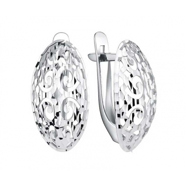 Серьги из серебра Эффект 9-28979с 9-28979с