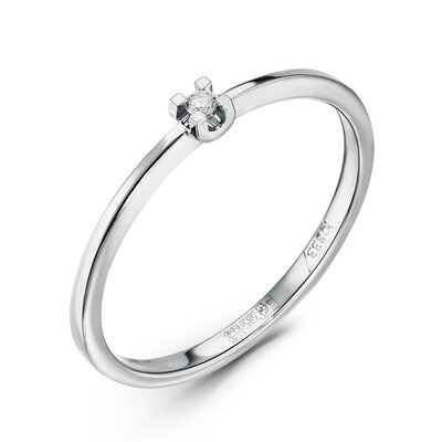 Кольцо из белого золота с бриллиантом ERA JEWELLERY 01-03010-03-001-0103 Кольцо из белого золота с бриллиантом ERA JEWELLERY 01-03010-03-001-0103 01-03010-03-001-0103