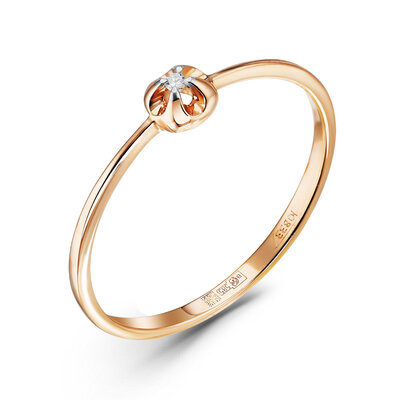 Кольцо из золота с бриллиантом ERA JEWELLERY 01-03009-01-001-0101 Кольцо из золота с бриллиантом ERA JEWELLERY 01-03009-01-001-0101 01-03009-01-001-0101