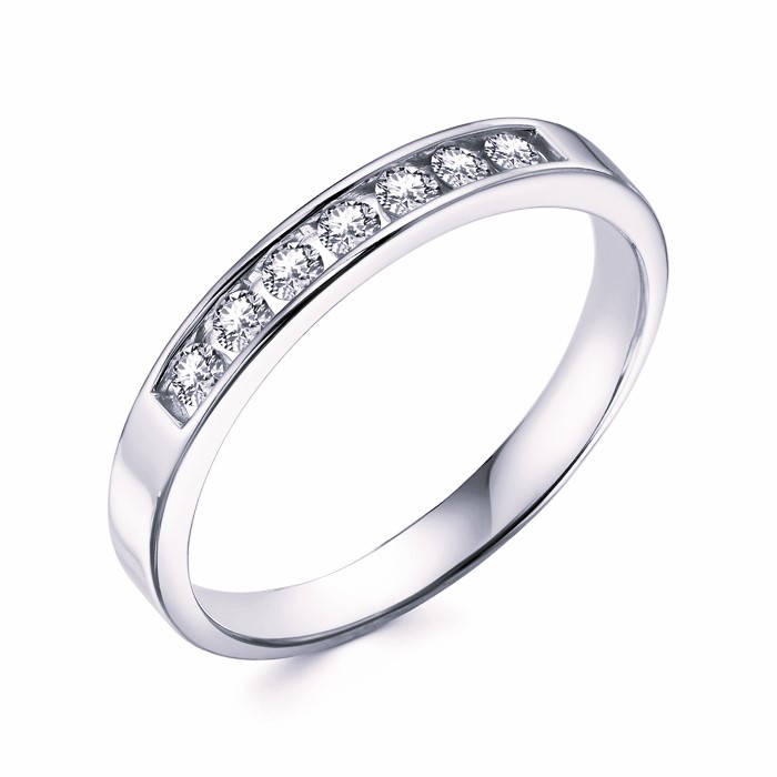Кольцо из белого золота с бриллиантом ИМПЕРИАЛ к3715-0220 к3715-0220