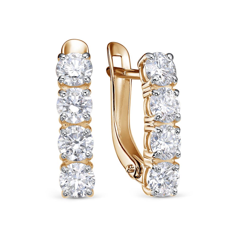 Серьги из золота с бриллиантом BUBLIK br2180771010 br2180771010