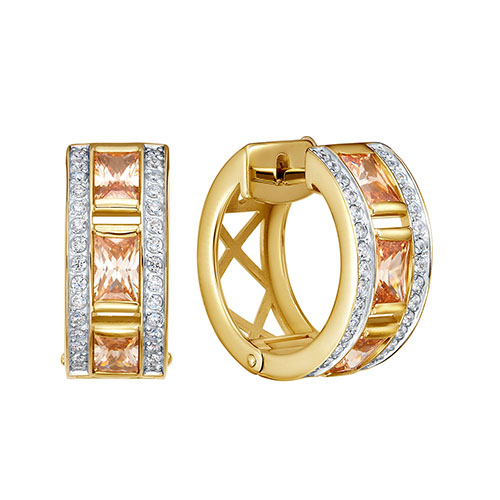 Серьги из серебра с фианитом KABAROVSKY 12-990-40931 12-990-40931
