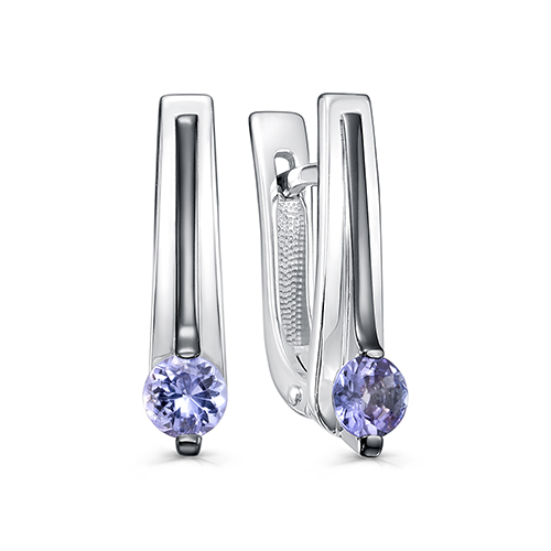 Серьги из серебра с фианитом KABAROVSKY 12-766-40189 12-766-40189