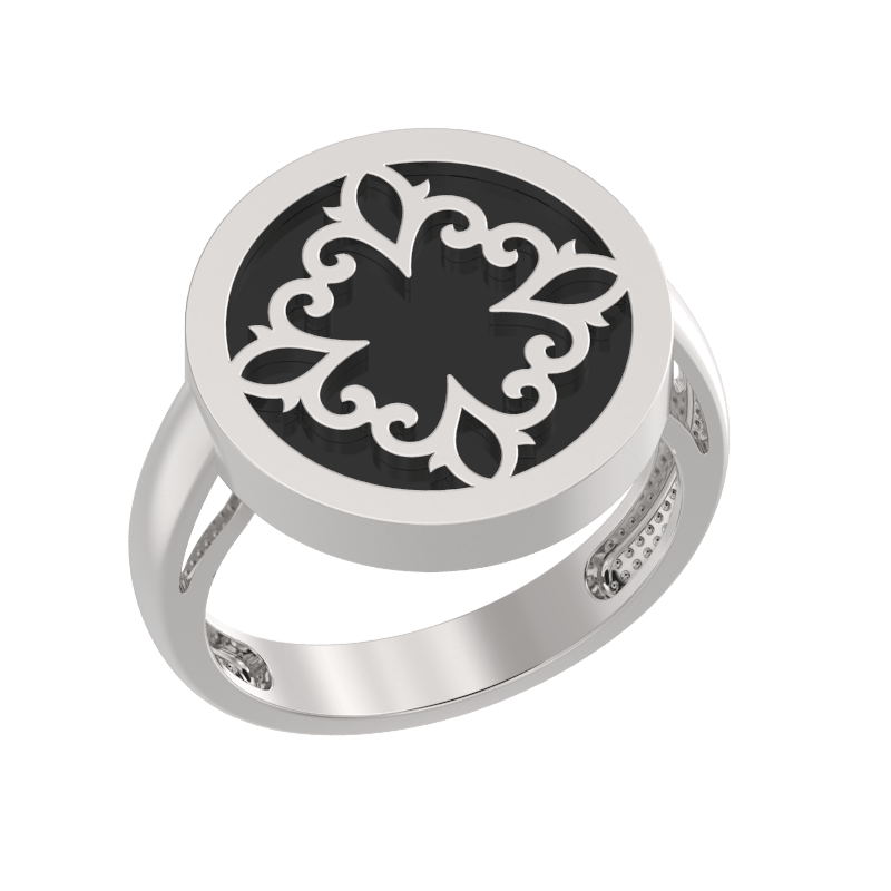 Кольцо из серебра с агатом Арина 7047831-01290-y 7047831-01290-y