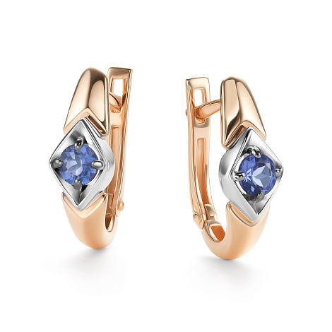 Серьги из золота Алькор 26414-104 26414-104