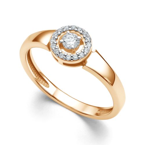 Кольцо из серебра с фианитом Алькор 01-4284/00кц-60 01-4284/00кц-60