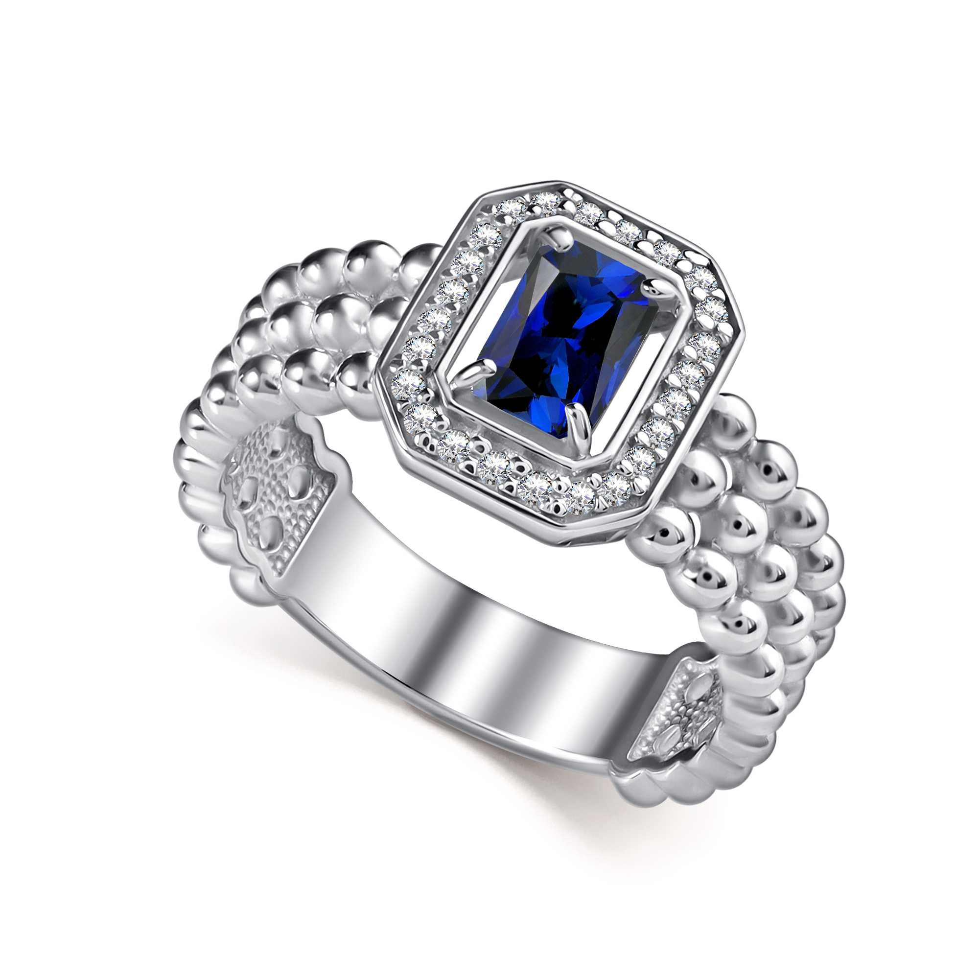Кольцо из серебра с фианитом Алькор 01-5029/0гтс-00 01-5029/0гтс-00