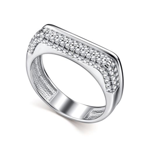 Кольцо из серебра с фианитом Алькор 01-5173/00кц-00 01-5173/00кц-00