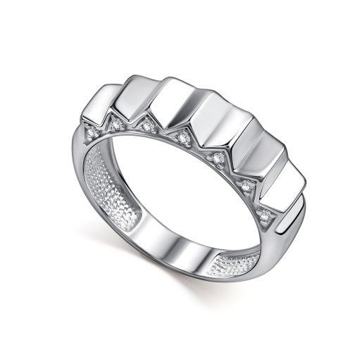 Кольцо из серебра с фианитом Алькор 01-5758/00кц-00 01-5758/00кц-00