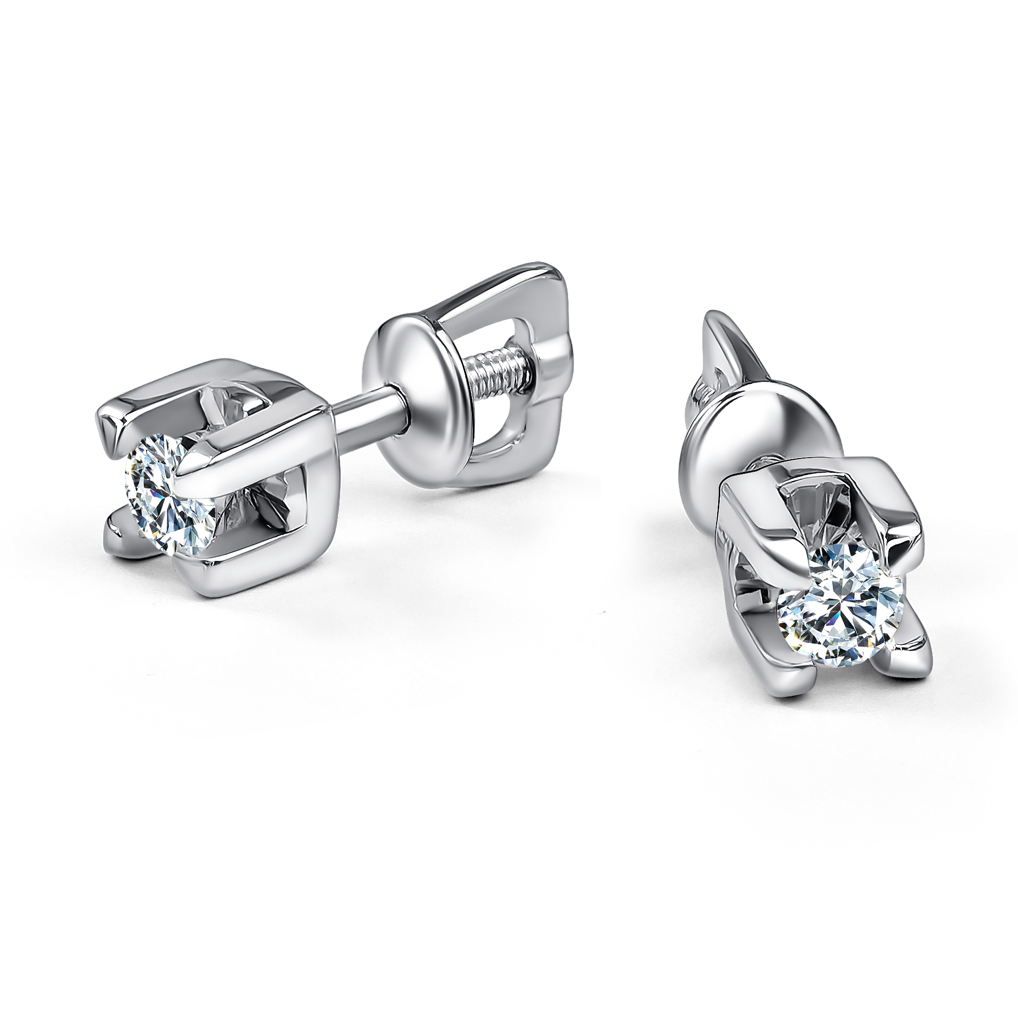 Серьги из серебра Алькор 02-2702/000м-00 02-2702/000м-00