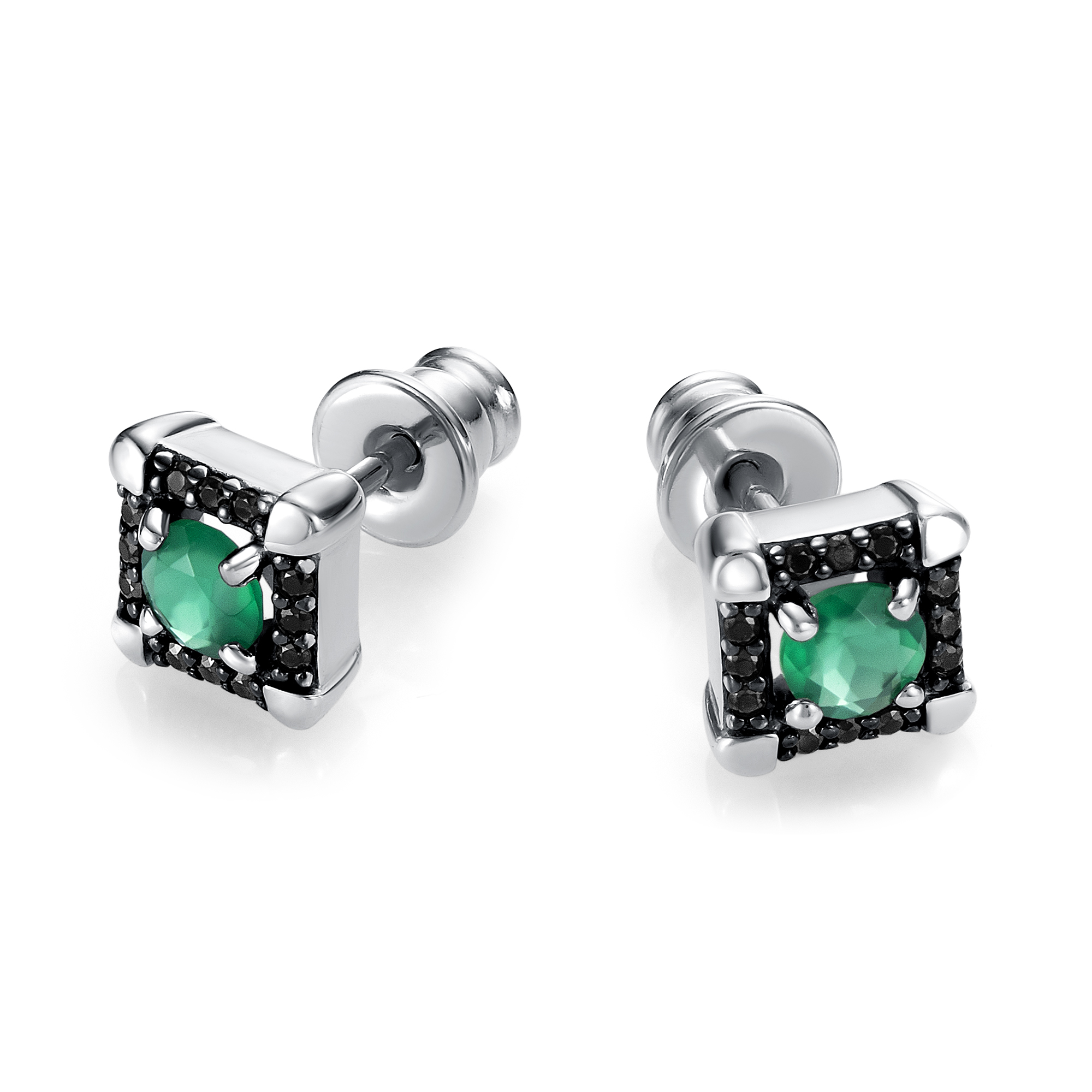 Серьги из серебра Алькор 02-3189/00аг-17 02-3189/00аг-17