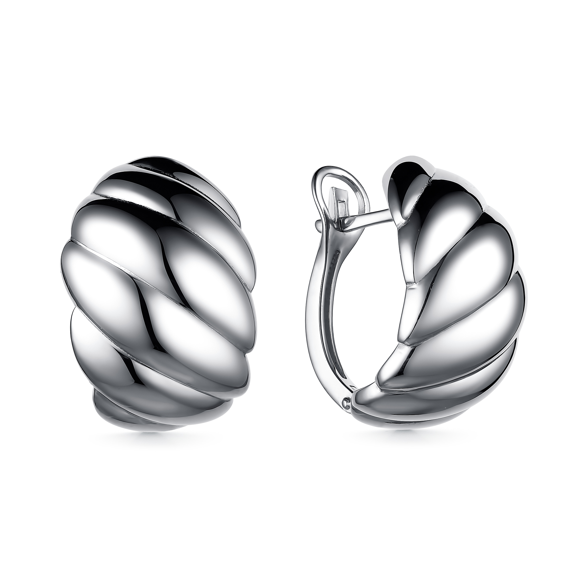 Серьги из серебра Алькор 02-3740/0000-00 02-3740/0000-00