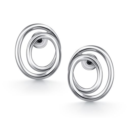 Серьги из серебра Алькор 02-5080/0000-00 02-5080/0000-00