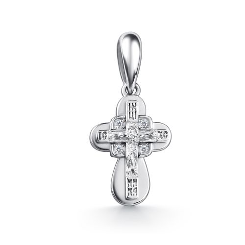 Подвес из серебра с фианитом Алькор 03-5262/00кц-00 03-5262/00кц-00