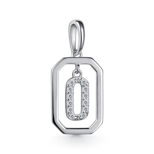 Подвес из серебра с фианитом Алькор 03-5374/00кц-00 03-5374/00кц-00