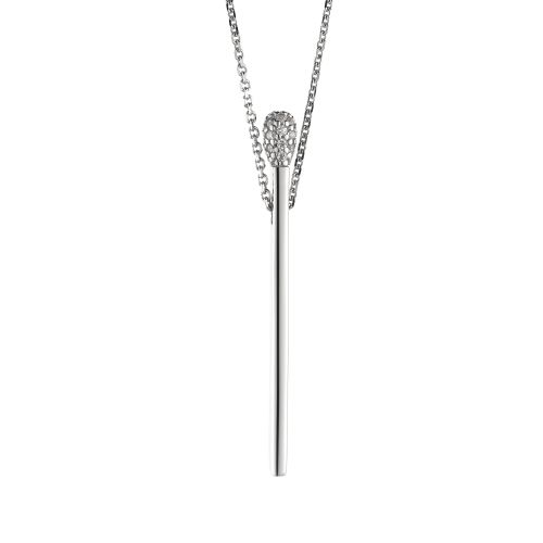 Колье из серебра с фианитом Алькор 06-1784/00кц-00 06-1784/00кц-00