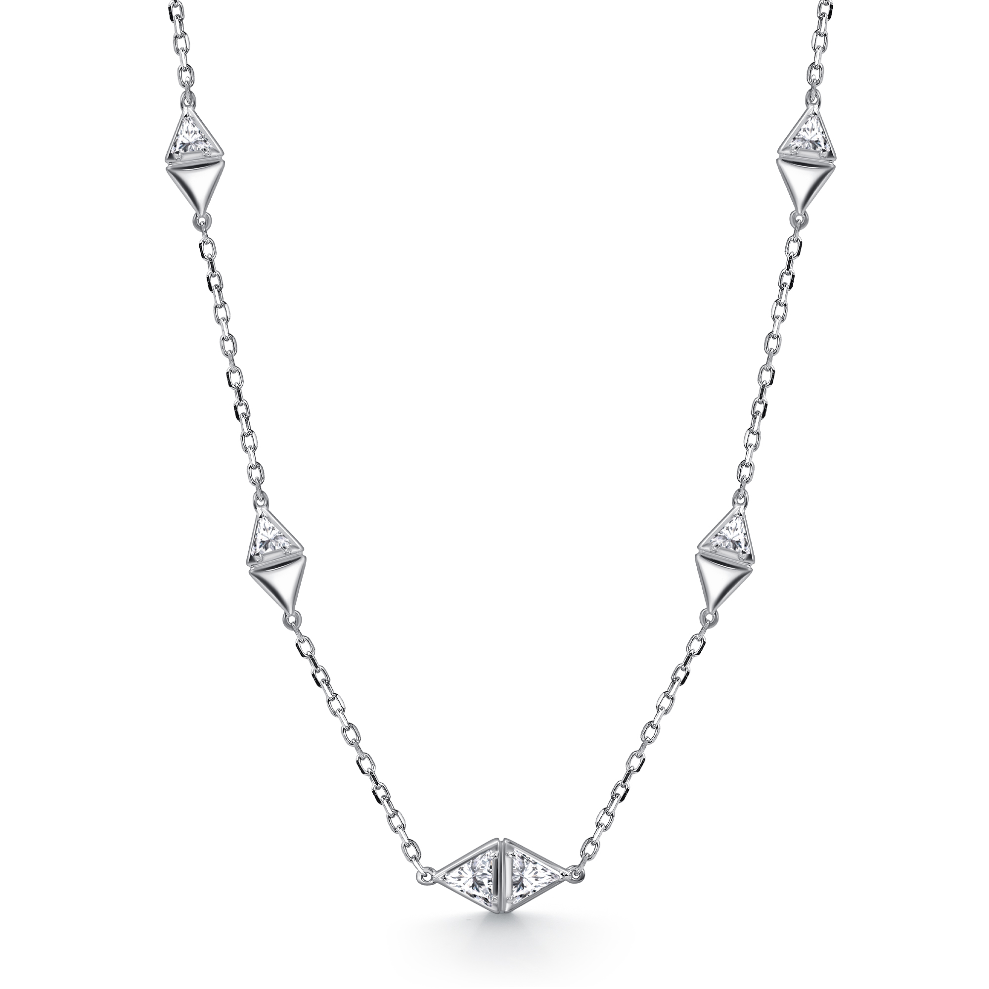 Колье из серебра с фианитом Алькор 06-4760/00кц-00 06-4760/00кц-00