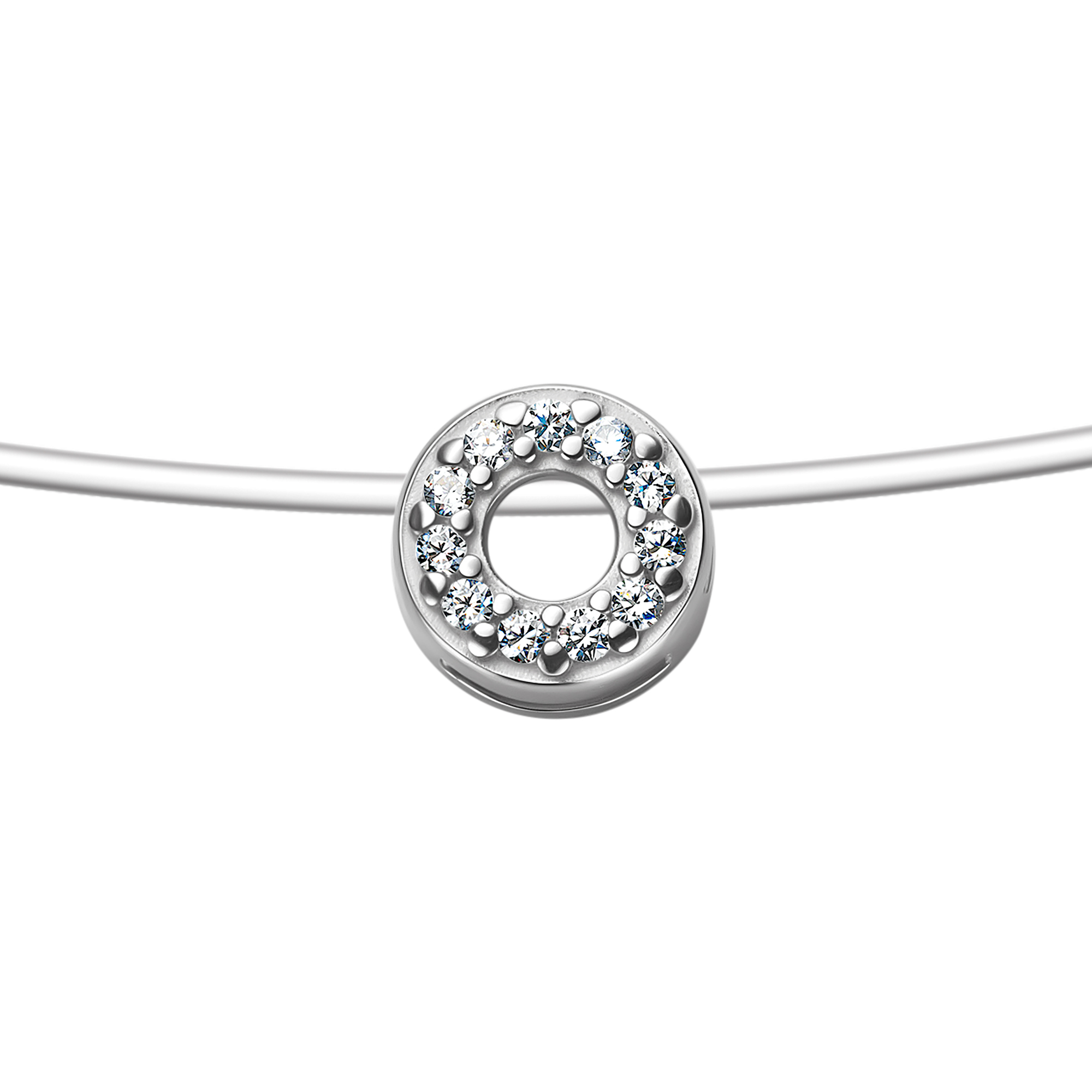 Колье из серебра с фианитом Алькор 06-4892/00кц-00 06-4892/00кц-00
