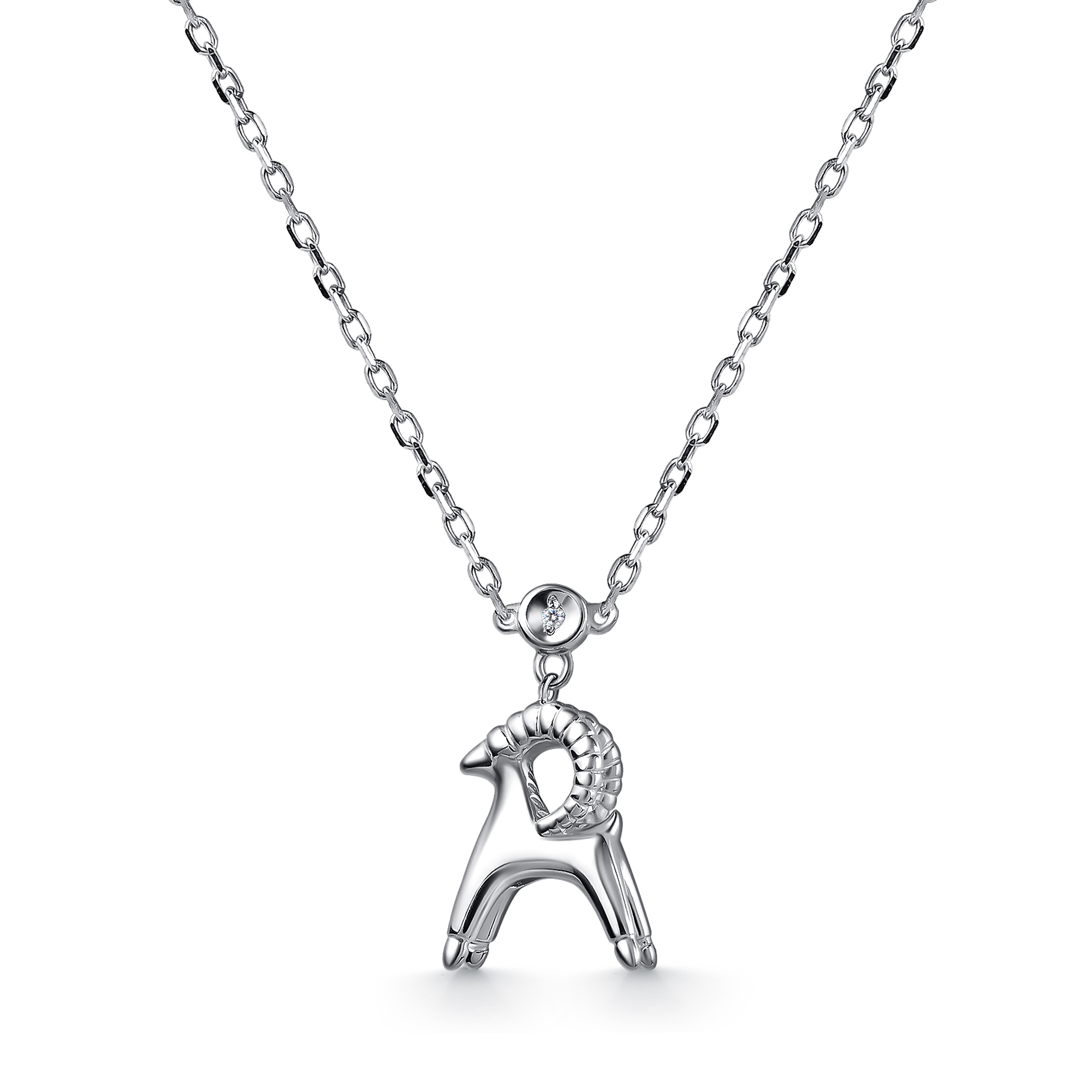 Колье из серебра с фианитом Алькор 06-4957/00кц-00 06-4957/00кц-00
