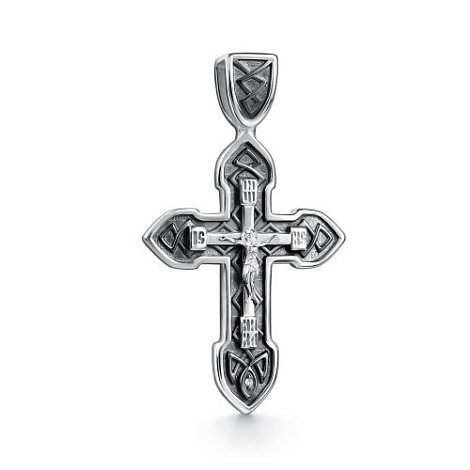 Подвес из серебра с бриллиантом Алькор 03-5251/000б-17 03-5251/000б-17