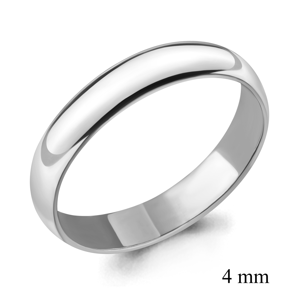 Обручальное кольцо из серебра AQUAMARINE 54954.5 54954.5