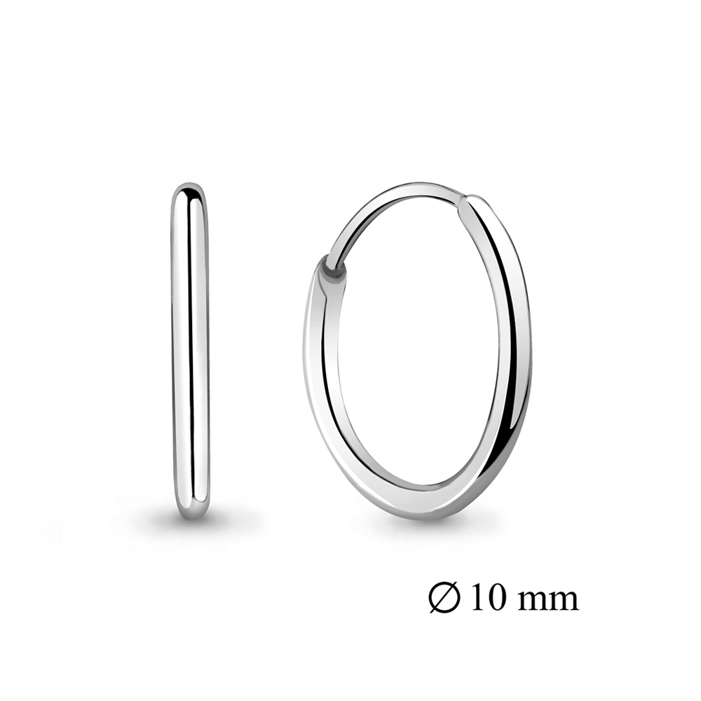 Серьги-конго из серебра AQUAMARINE 31086.5 31086.5