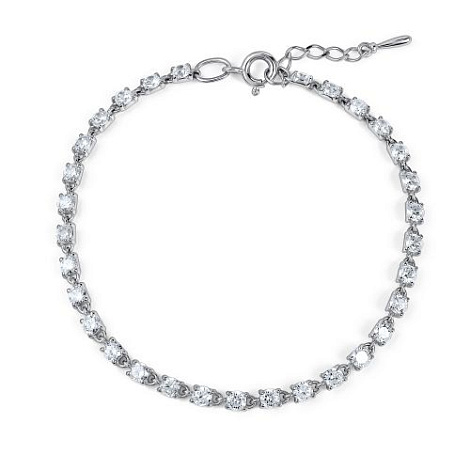 Браслет из серебра с фианитом Алькор 05-5426/00кц-00 05-5426/00кц-00