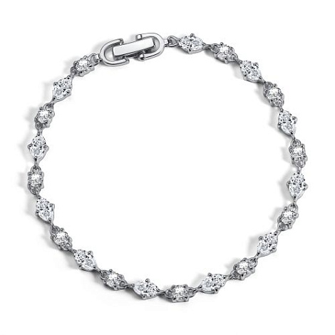 Браслет из серебра с фианитом Алькор 05-5921/00кц-00 05-5921/00кц-00