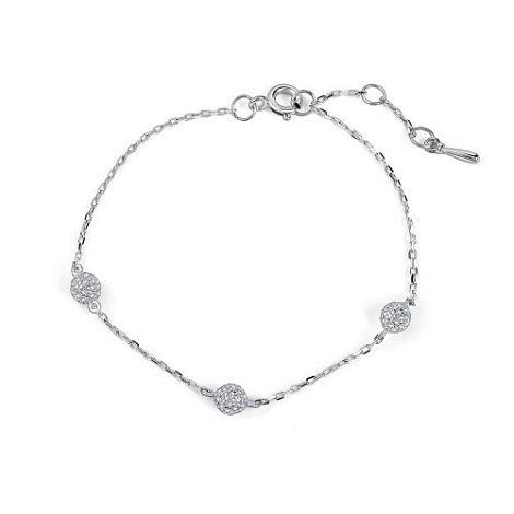 Браслет из серебра с фианитом Алькор 05-5339/00кц-00 05-5339/00кц-00