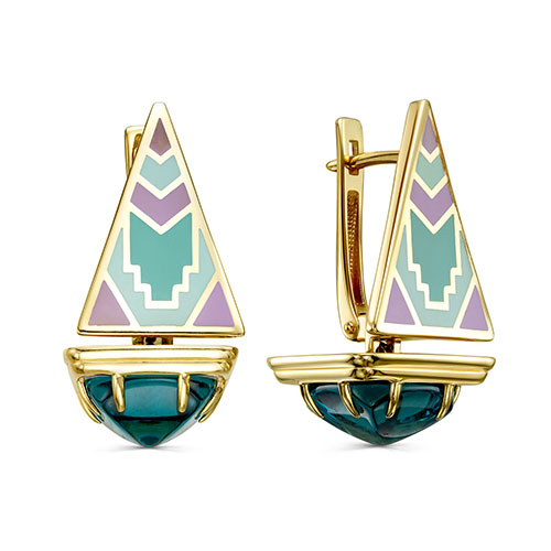 Серьги из серебра KABAROVSKY 12-892-62601 12-892-62601