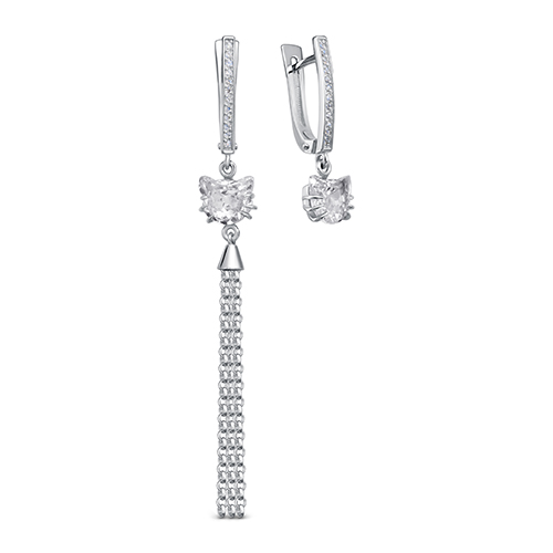Серьги из серебра с фианитом KABAROVSKY 12-977-21500 12-977-21500