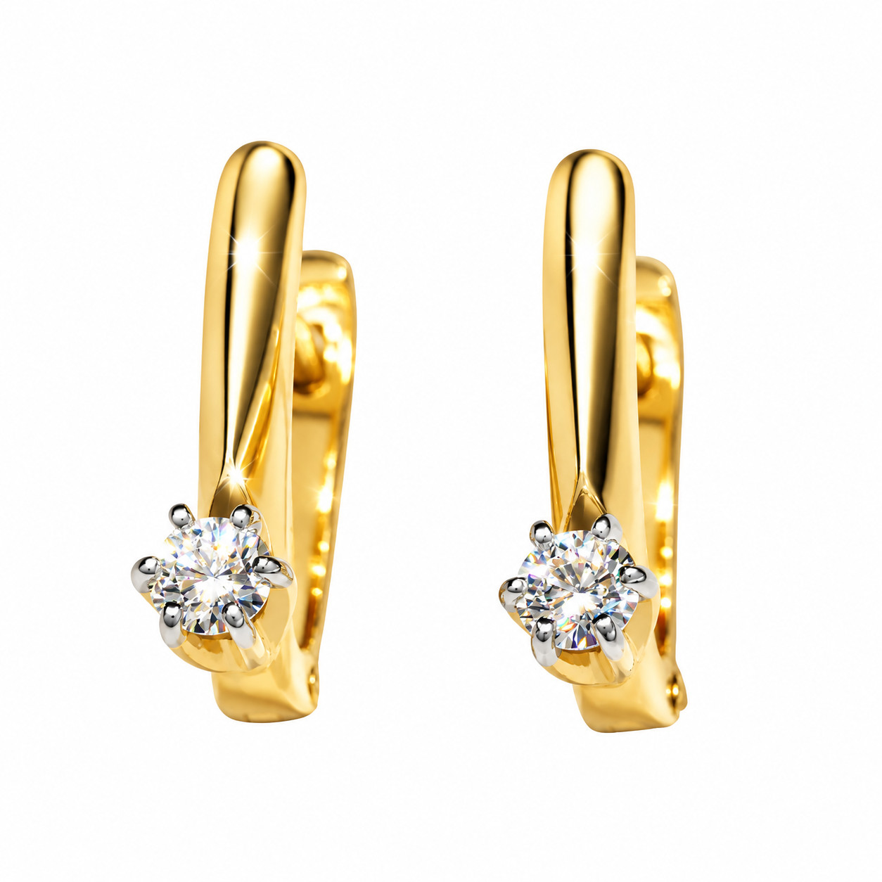 Серьги из золота с бриллиантом Арина 7038722-11240 7038722-11240