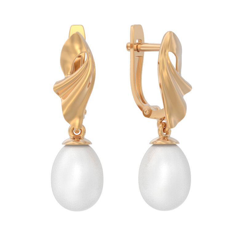 Серьги из золота с жемчугом Арина 7061642-11250 7061642-11250