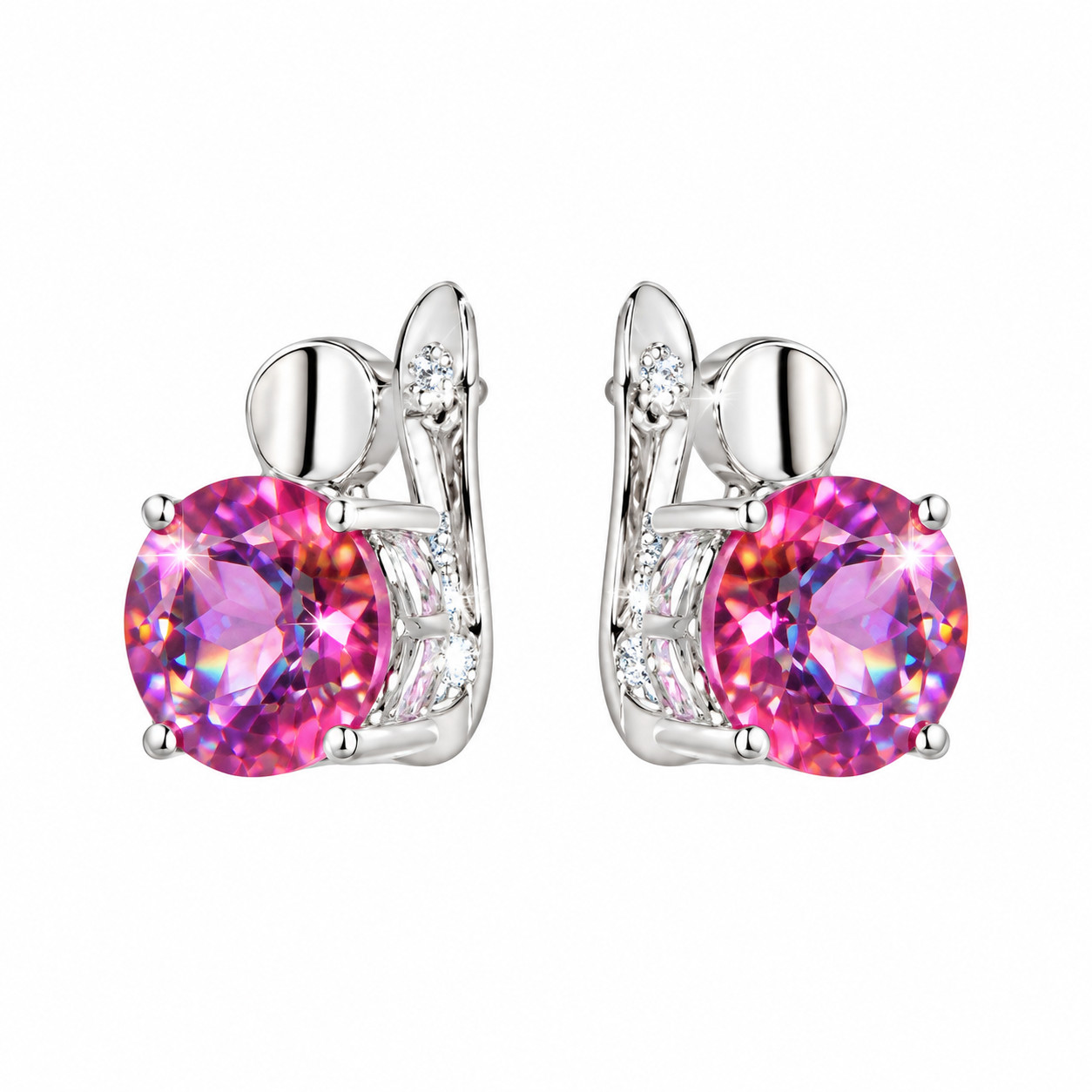 Серьги из серебра с кварцем МАДДЕ fab306ew-2893mp fab306ew-2893mp