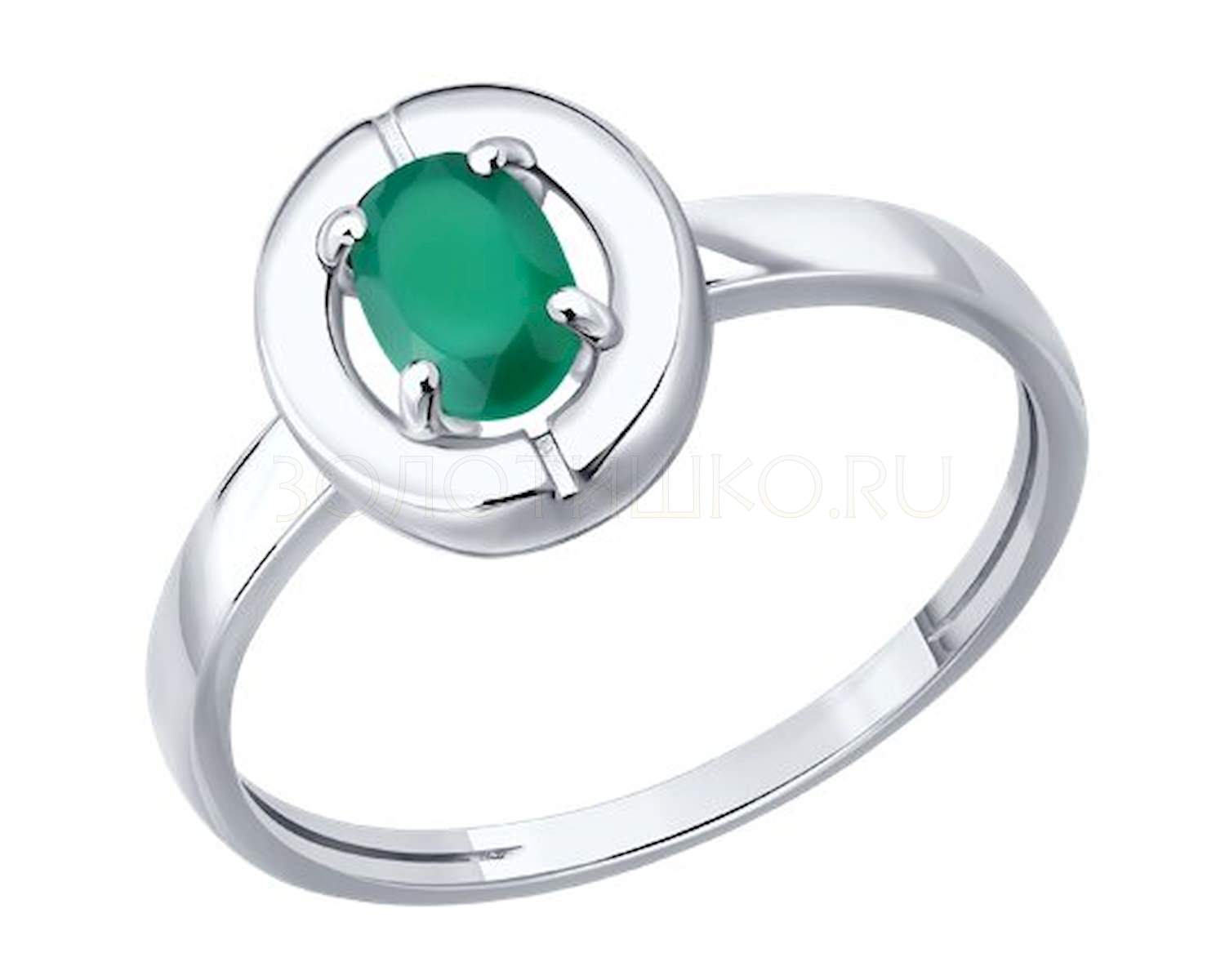 Кольцо из серебра с агатом SOKOLOV 92014843 92014843