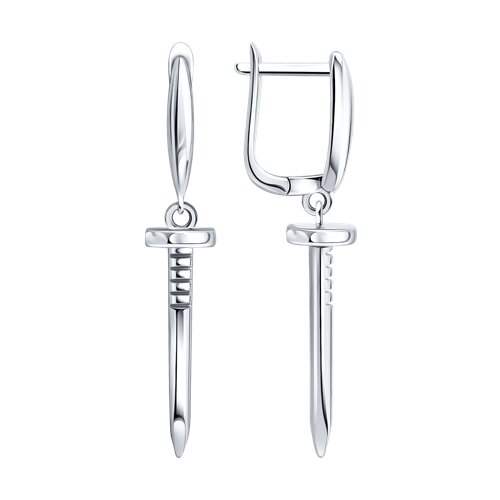 Серьги из серебра SOKOLOV 94027649-91 94027649-91