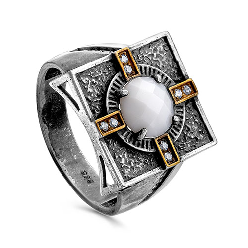 Кольцо из серебра с фианитом KABAROVSKY 11-1010-60078 11-1010-60078