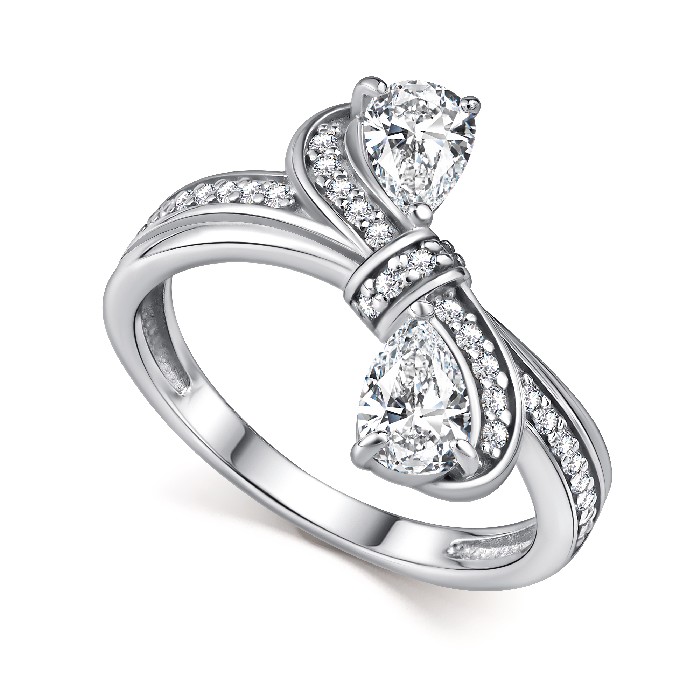 Кольцо из серебра с фианитом Алькор 01-4551/00кц-00 01-4551/00кц-00
