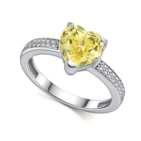 Кольцо из серебра с фианитом Алькор 01-4767/0бт6-00 01-4767/0бт6-00
