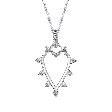 Колье из серебра с фианитом Алькор 06-3966/00кц-00 06-3966/00кц-00