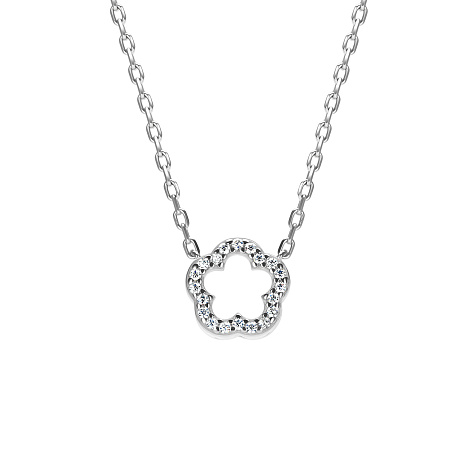Колье из серебра с фианитом Алькор 06-4067/00кц-00 06-4067/00кц-00