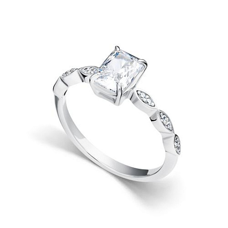 Кольцо из серебра с фианитом Алькор 01-5724/00бт-00 01-5724/00бт-00