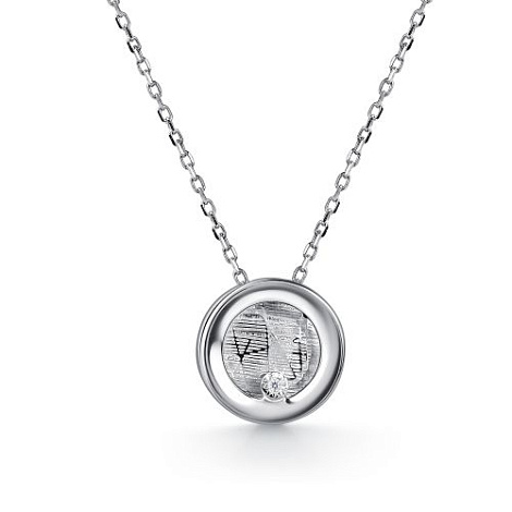 Колье из серебра с бриллиантом Алькор 06-5341/000б-00 06-5341/000б-00