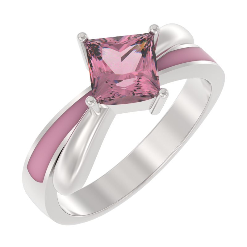 Кольцо из серебра с эмалью Арина 1059591-04210-1s 1059591-04210-1s