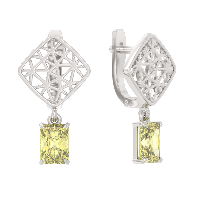 Серьги из серебра с фианитом Арина 7062552-01210 7062552-01210