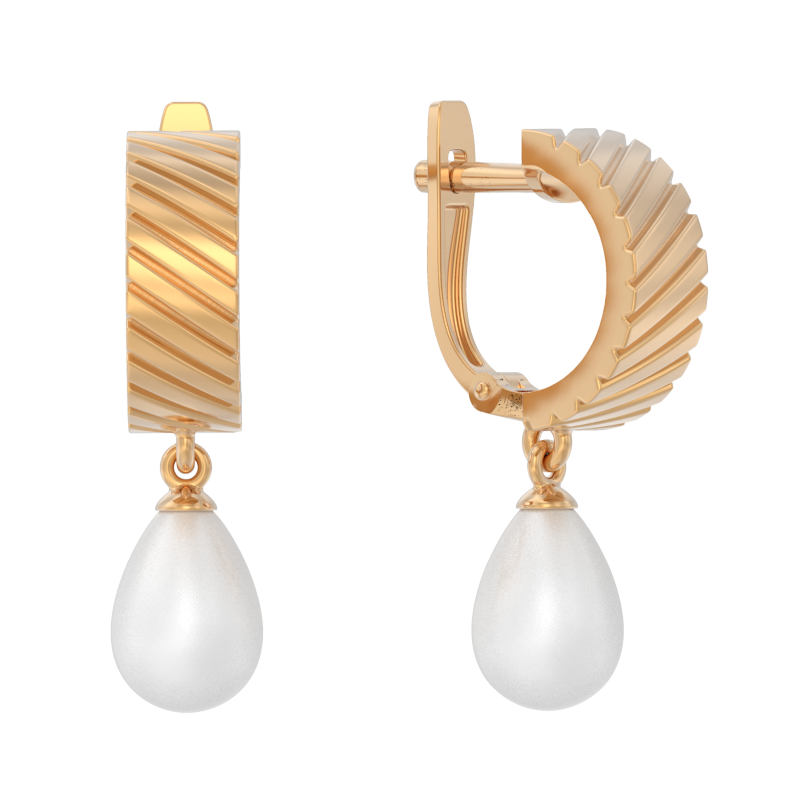 Серьги из золота с жемчугом Арина 7061482-11250 7061482-11250