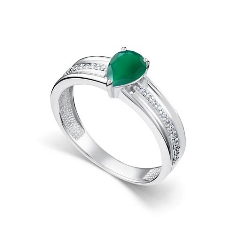 Кольцо из серебра с фианитом Алькор 01-5681/00аг-00 01-5681/00аг-00