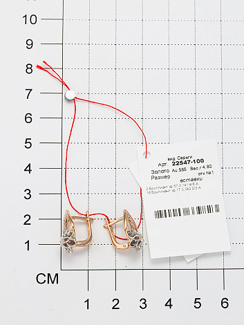 Серьги 22547-100
